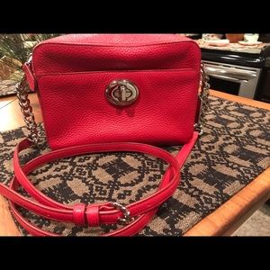 Coach leather crossbody purse